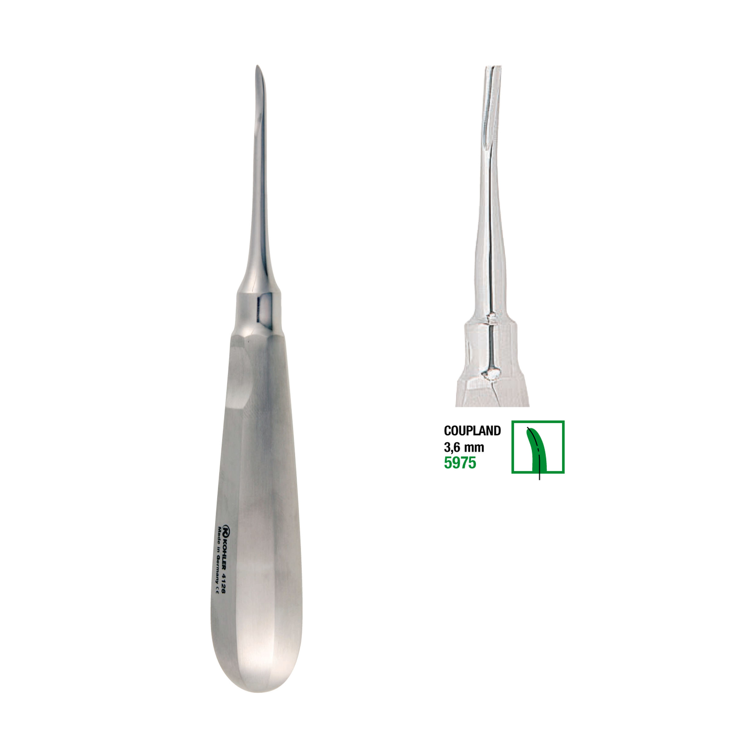 Kohler- Root Elevator COUPLAND 3,6 mm